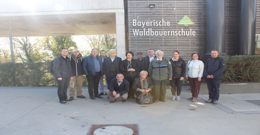 Sustainable private forestry – CNVP Kosovo study visit to Bavaria, Germany