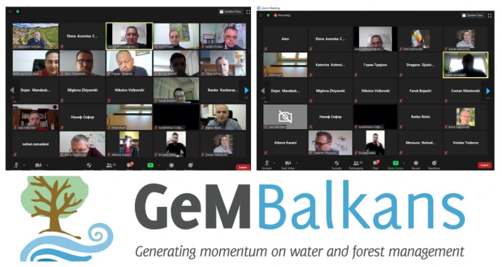 “Gem Balkans” Regional Webinar on integrated water aspects in forest management
