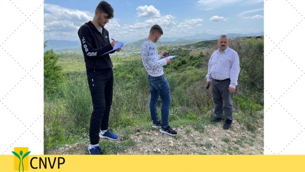 Training on GPS tracking for students of Technical Forestry School in Shkodra