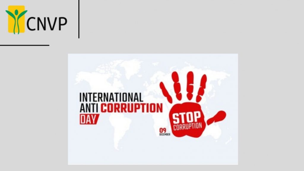 CNVP supports International Anti-Corruption Day