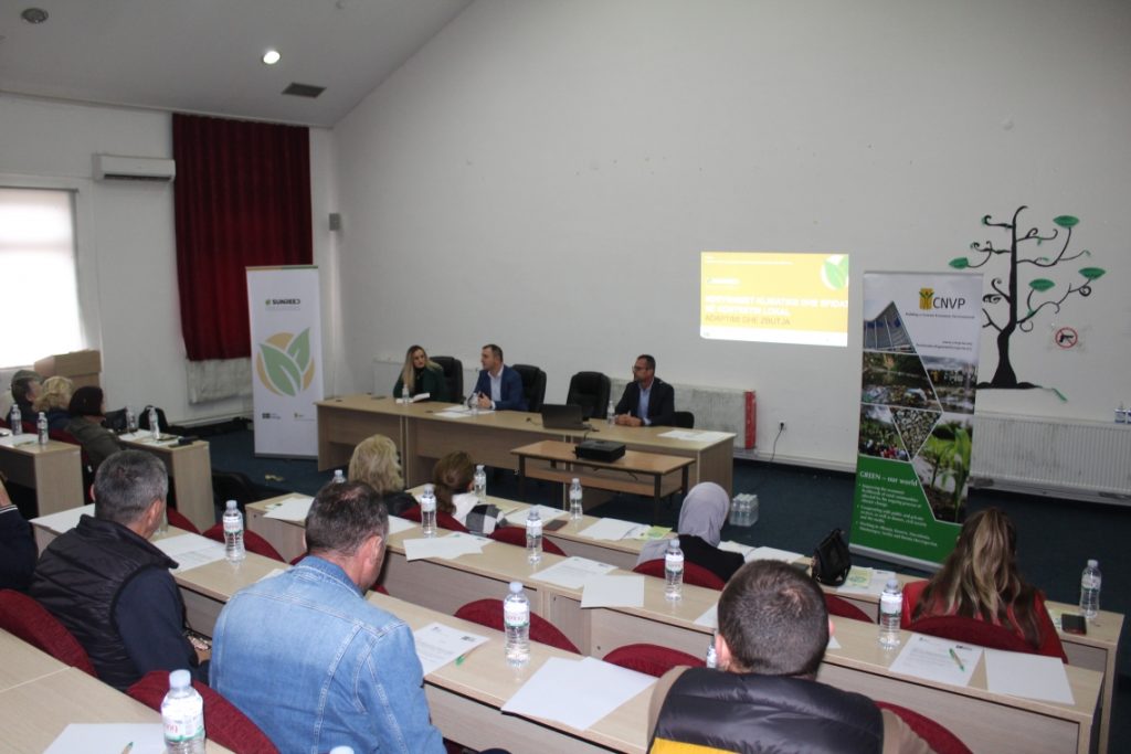 CNVP organized in Lipjan a training on climate change and biodiversity