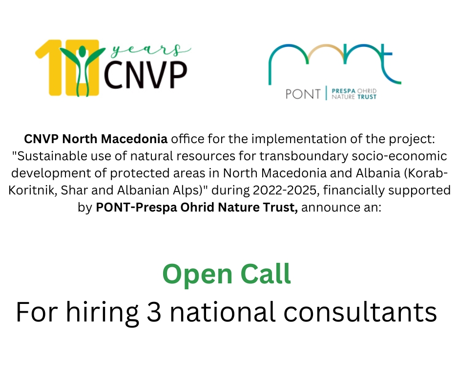 Open call for hiring 3 national consultants