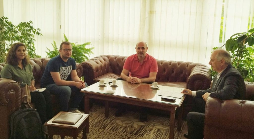 Meeting between Country Director Mr. Ramadani and the mayor of Debar  municipality, Mr. Duka