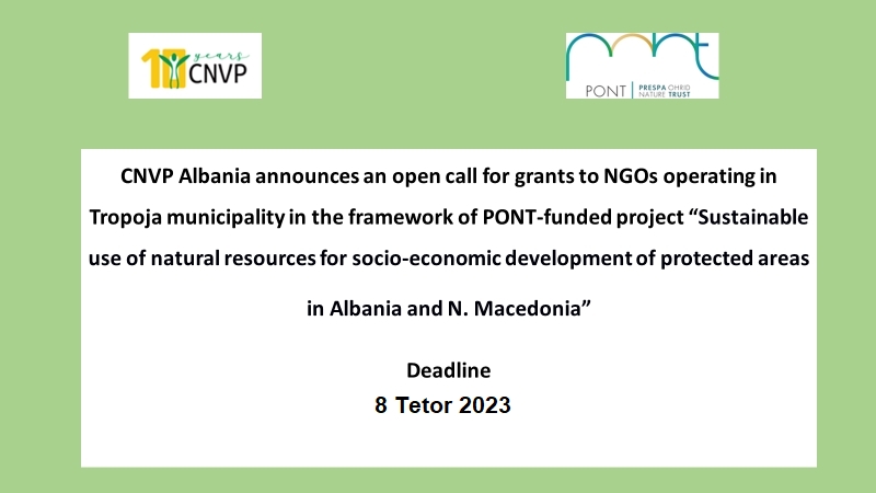 Thirrje për projekt propozime – Open call for project proposals