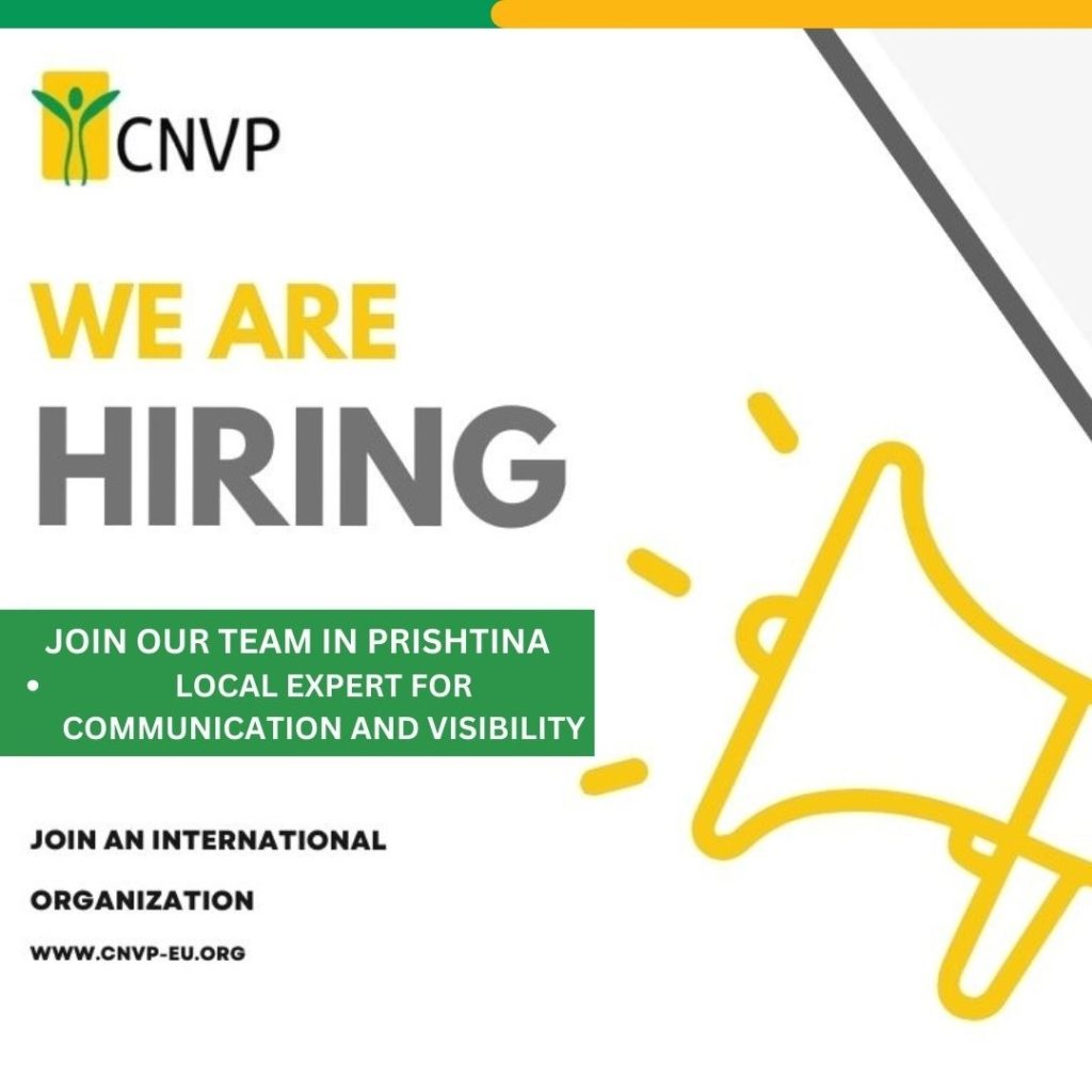 Open Call for Hiring- Local Expert for Communication and Visibility