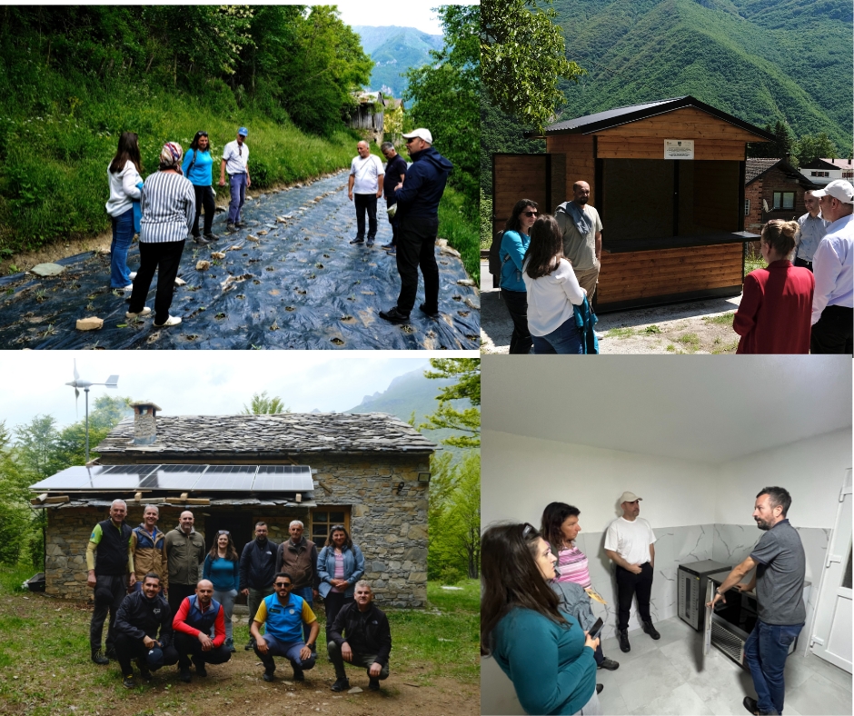 CNVP and PONT teams visited sub-grantees in Mavrovo and Shar Mountain National Parks