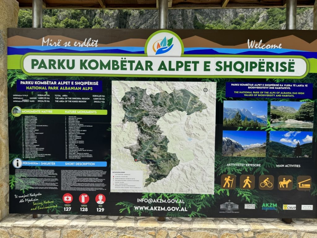 Improving infrastructure for nature-based tourism in Valbona Valley Albania