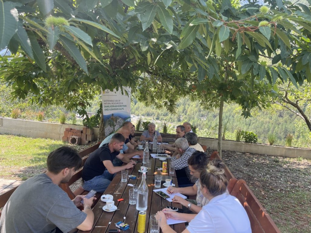 Meeting with PONT Project Grantees in Theth, Shkoder