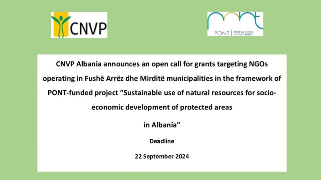 Thirrje per projekt propozime – Open Call for Project Proposals