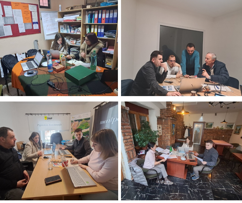 CNVP North Macedonia held 4 monitoring meetings with subgrantees in the ecological corridors