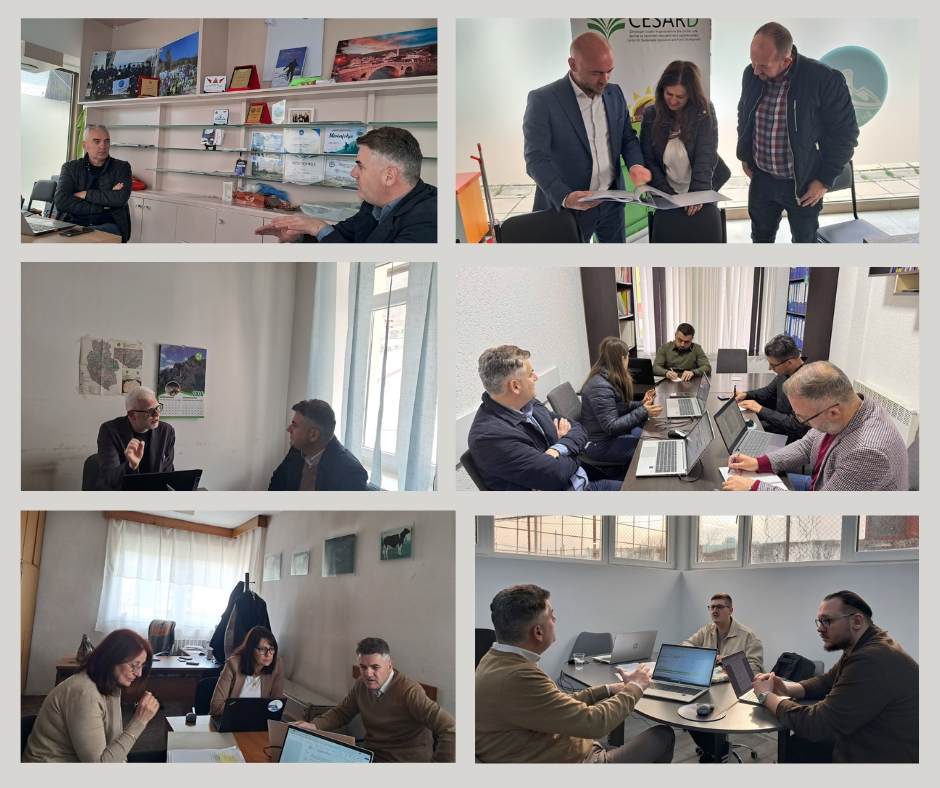 CNVP North Macedonia's monitoring meetings with subgrantees in National Parks