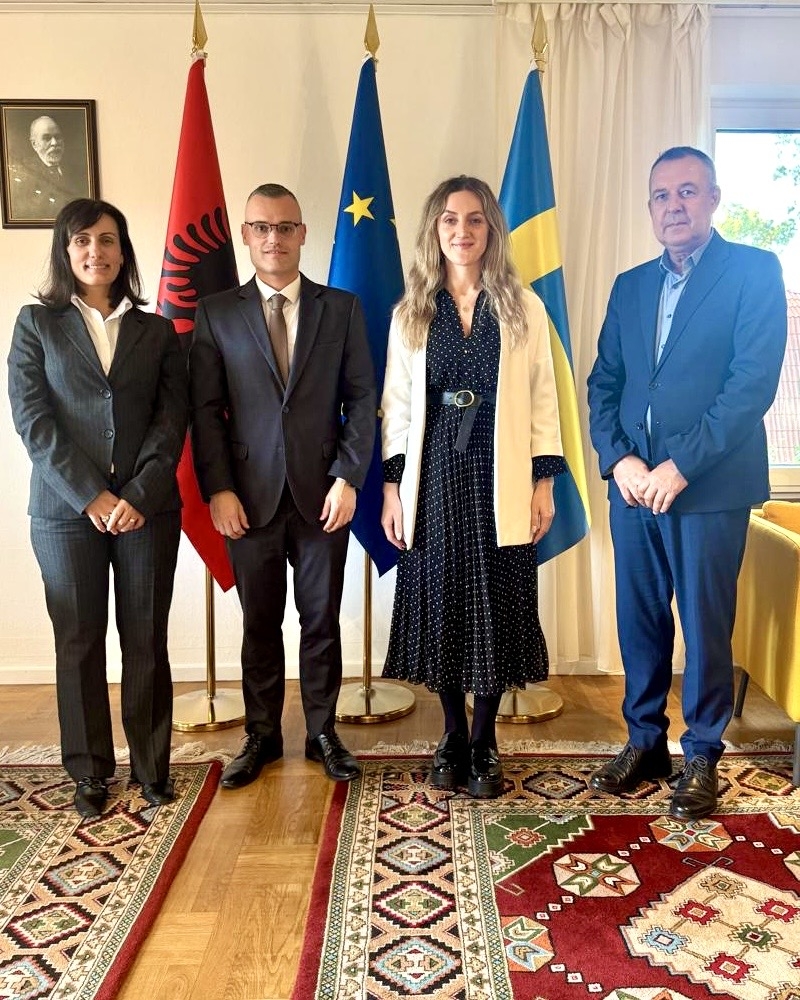 CNVP Directors Meet with the Albanian Embassy in Sweden