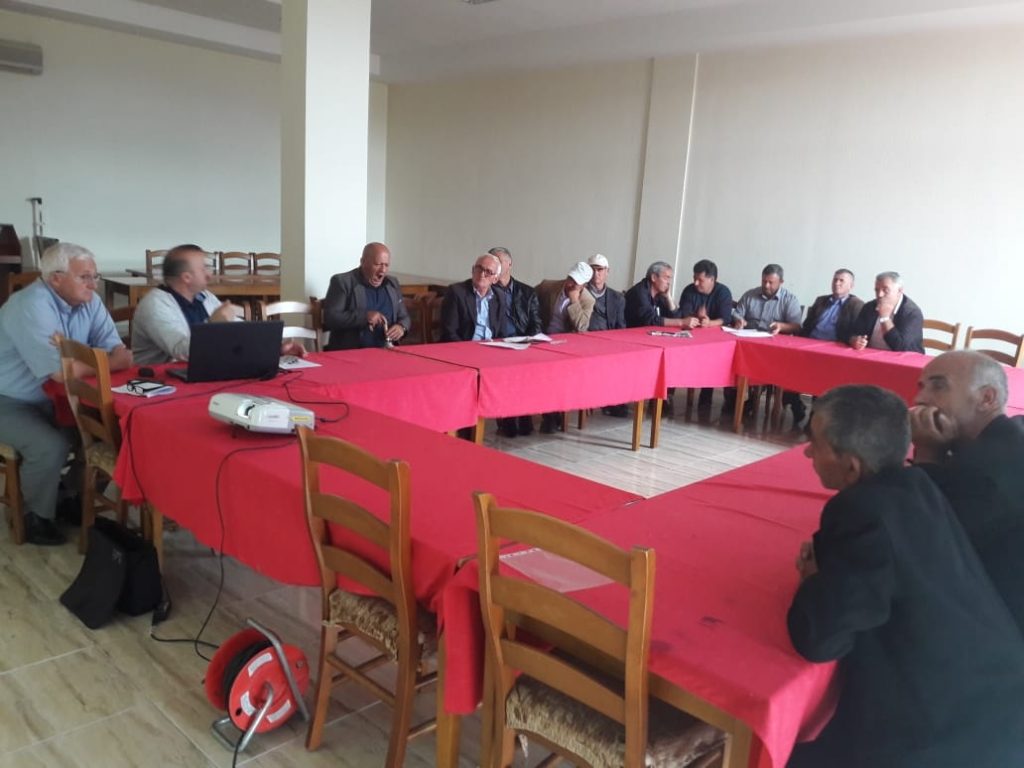 Training on establishing hazelnut plantations