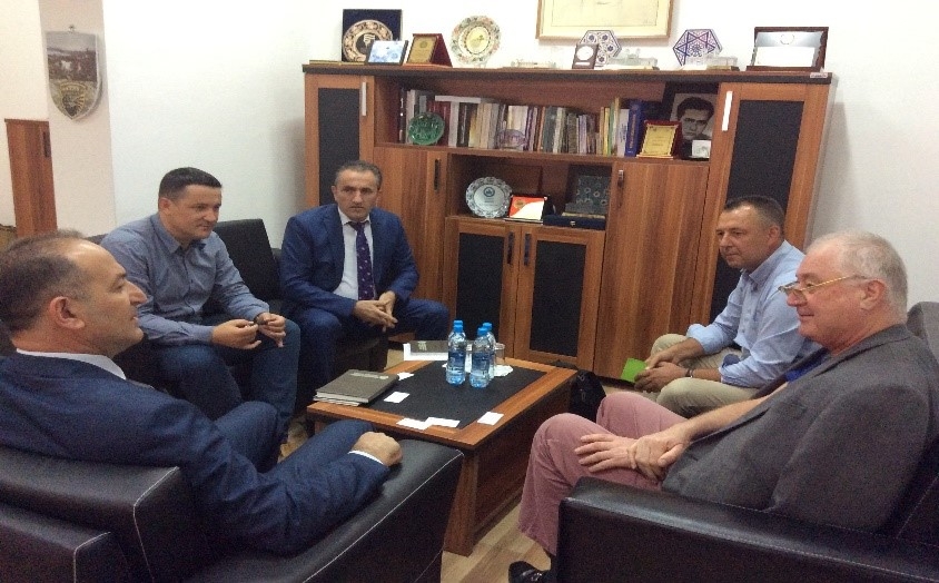 Rector of University Ukshin Hoti in Prizren meets CNVP’s Executive Director