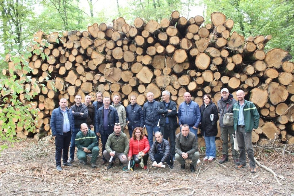 Albania and Kosovo forestry visit to France